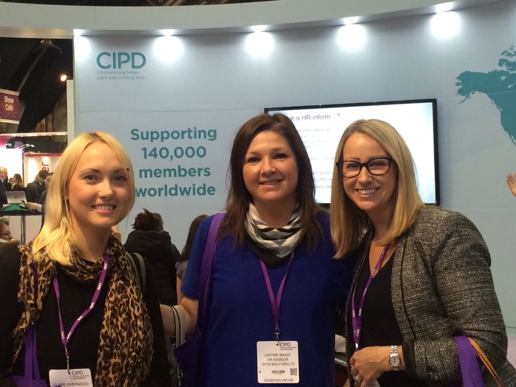 claire_ishe's tweet photo. Met some fabulous people today #cipd15 #networking #HR @onthebeachjobs @CharleneHoran #OTBteam https://t.co/En3Ii5uEO5