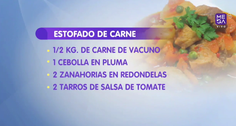 MuchoGustoMEGA's tweet photo. Se nos cae la baba de sólo pensar en el estofado de carne que cocinará el Serrucho para almorzar. ¡Tome la receta! https://t.co/bsuNAaHPBg