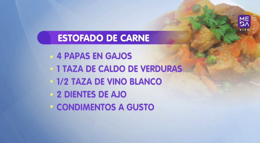 MuchoGustoMEGA's tweet photo. Se nos cae la baba de sólo pensar en el estofado de carne que cocinará el Serrucho para almorzar. ¡Tome la receta! https://t.co/bsuNAaHPBg