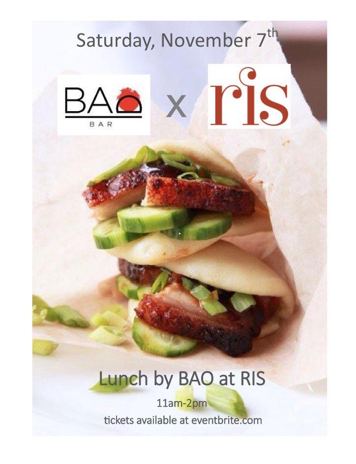 WhereDC's tweet photo. .@BaoBrosBar brunch pop-up at @risDC. Nov 7, 11am-2pm. https://t.co/A867aL2z1J #BBPopup #RIS #brunch https://t.co/kEWL32ljxt