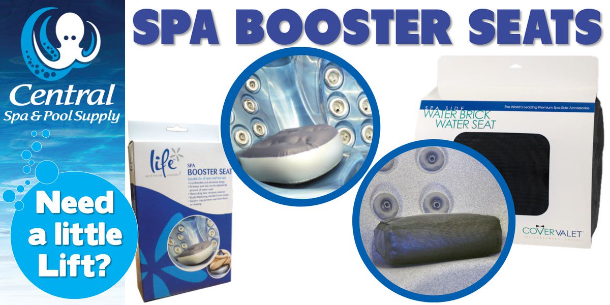 Add comfort to your hot tub experience. Booster Seats increase the seated height of hot tub users.