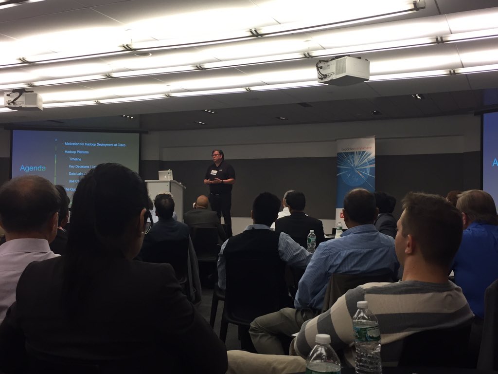 ReneeYao1's tweet photo. .@gallifreyan talks about Cisco IT's #Hadoop Journey at @mapr #BDE2015. #CiscoUCS https://t.co/fqvGx77CUF