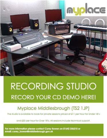 Want to make your own music? create a demo? Then book our music room for only 11 pound an hour !