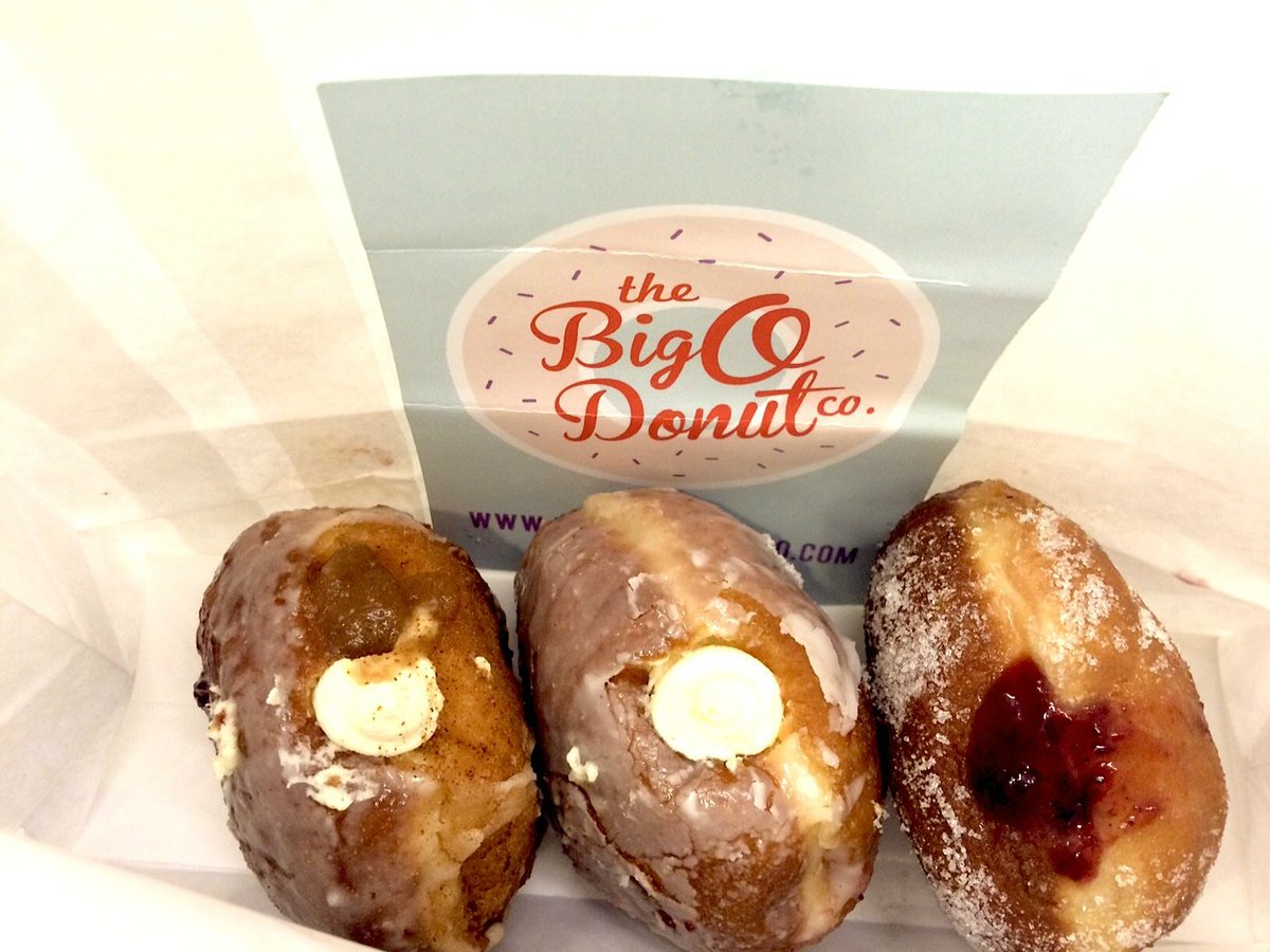 BristolOffice's tweet photo. Thank you @BigODonutCo for these babies and informing us that they now deliver on Fridays! #HappyHumpDay https://t.co/pD69cf6Ny8