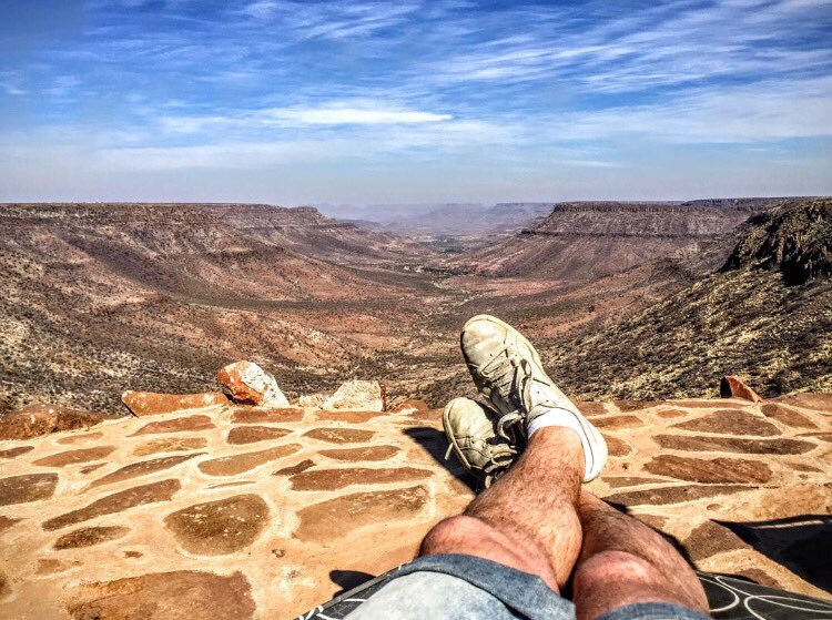 Traveling_Jeff's tweet photo. Chilling with a view 😍🇳🇦 

#travel #traveling #grootberg #namibia #africa #view #TopOfTheWorld #mountains https://t.co/IPPQ1eawq6