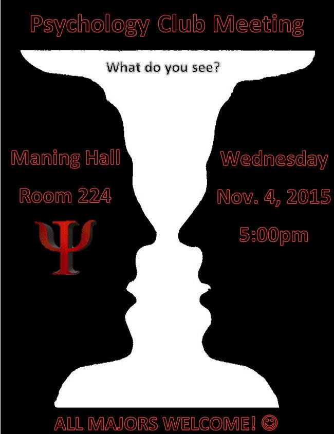TAMUK_PsycSoci's tweet photo. @tamukpsychclub MEETING TODAY 11/4/2015 AT 5PM IN MANNING HALL 224. ALL MAJORS WELCOME! https://t.co/iW9o0zWuLg
