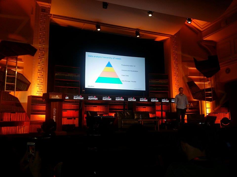 MADARConsulting's tweet photo. Data analytics hierarchy of needs by @wesmckinn creator of @pandas the well known data analysis tools #websummit https://t.co/pgI3ySLEy8