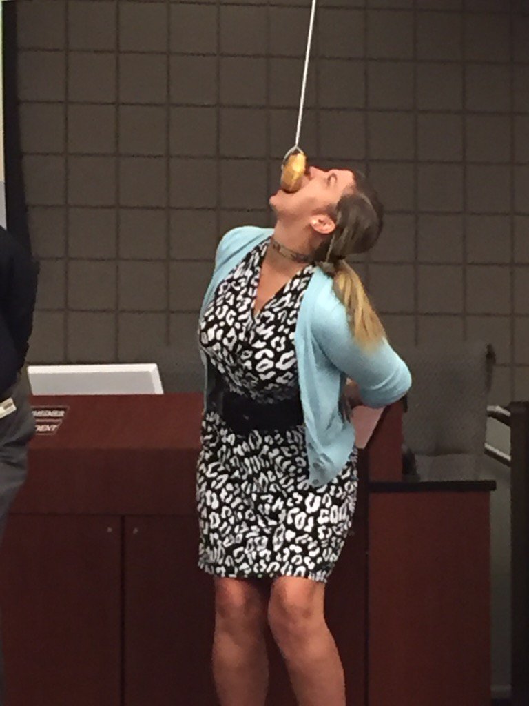 Camp challenge at DVUSD PreK-12 training!! Go Jaime @JrHood22 ! #barrygoldwaterregion #thecoltway