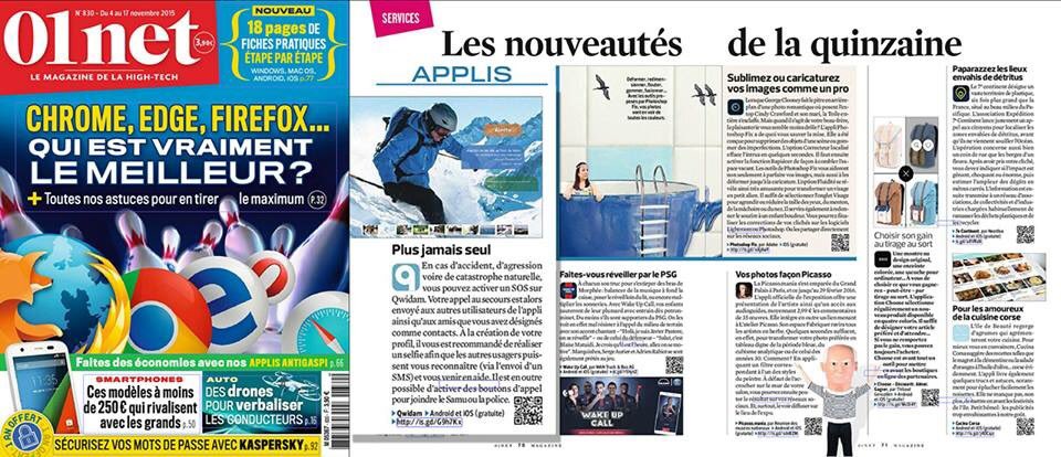 qwidam's tweet photo. Retrouvez @qwidam dans le magazine @01net @01netMag d'aujourd'hui #presse #msgu #qwidam #app #secuite #solidarite https://t.co/RfM3WeAnD5