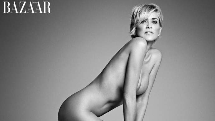 esquire's tweet photo. Everyone agrees—Sharon Stone's nude photo shoot was stunning:  https://t.co/ImAfoL8Ehf https://t.co/ezMt3LkHWz