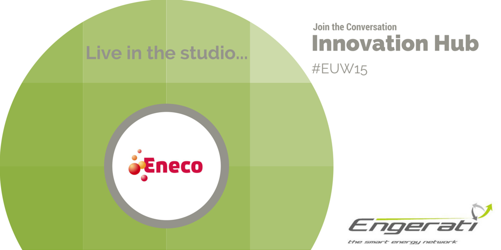 Engerati's tweet photo. Live in the #EngeratiStudio with @JvanHeesbeen - ‘Collision course - EV's, Charging and Grid’ #EUW15 @Eneco https://t.co/aqwdVoHMsS