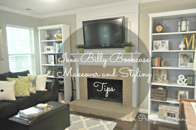 liveprettyerin's tweet photo. Love my "built in-ish" #ikea #billybookcases! Here's how I customized mine and other ideas https://t.co/vFTJezjT7w https://t.co/lGEf1LMaCD
