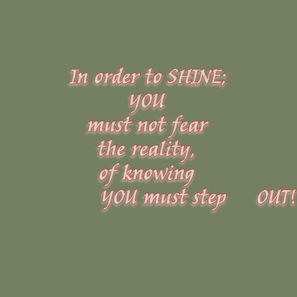 RepYaMIC's tweet image. No one will notice you or your efforts, if you blend in with the crowd. They only take notice once you step out!