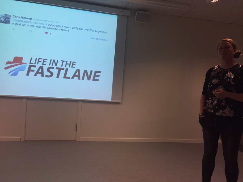 SATSKbh's tweet photo. Chairman on meducational relevance of Twitter #FOAMed SATSAarhus @akutdoktorn @StarSkaterDk https://t.co/fwoOcQ5aj0 https://t.co/upX3skbKTu