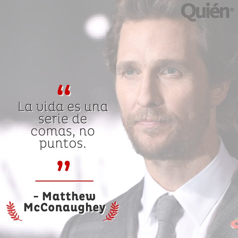  Hoy cumple años el guapo Matthew McConaughey, happy birthday! 