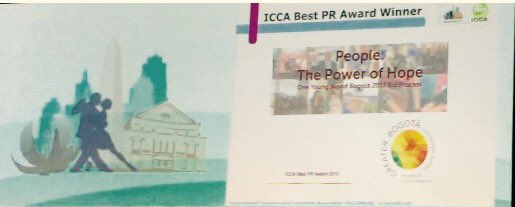 And the power of hope wins again! Congratulations Bogotá,you make us all proud of being Colombians! <a href="/ICCAWorld/">ICCA</a>