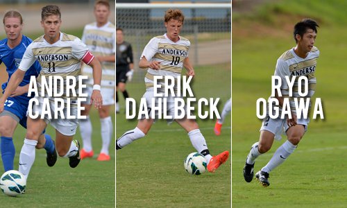AUTrojans's tweet photo. 3 members of @AU_Mens_Soccer were named to the @SAC_Athletics postseason teams. | Details: https://t.co/TDdKAxEzUM https://t.co/aiE4soNWfX