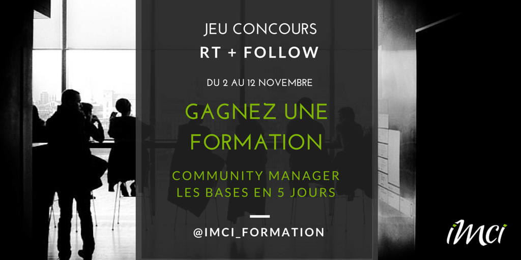 🎁 [#Concours] Follow &amp; RT pour gagner une formation #cm 5 jours à l'<a href="/imci_formation/">IMCI Formation 📱</a> • Gagnant tiré au sort !