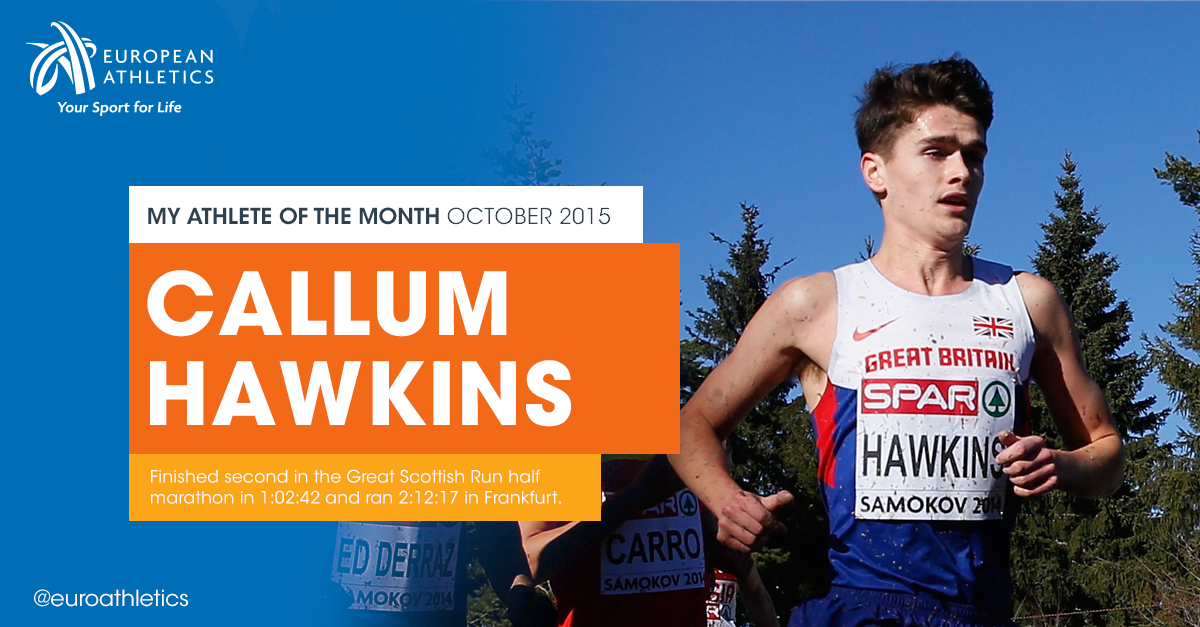 EuroAthletics's tweet photo. Retweet #Hawkins to vote for @BritAthletics @callhawk as your #athleteofthemonth for October https://t.co/ApGhh0nAGJ
