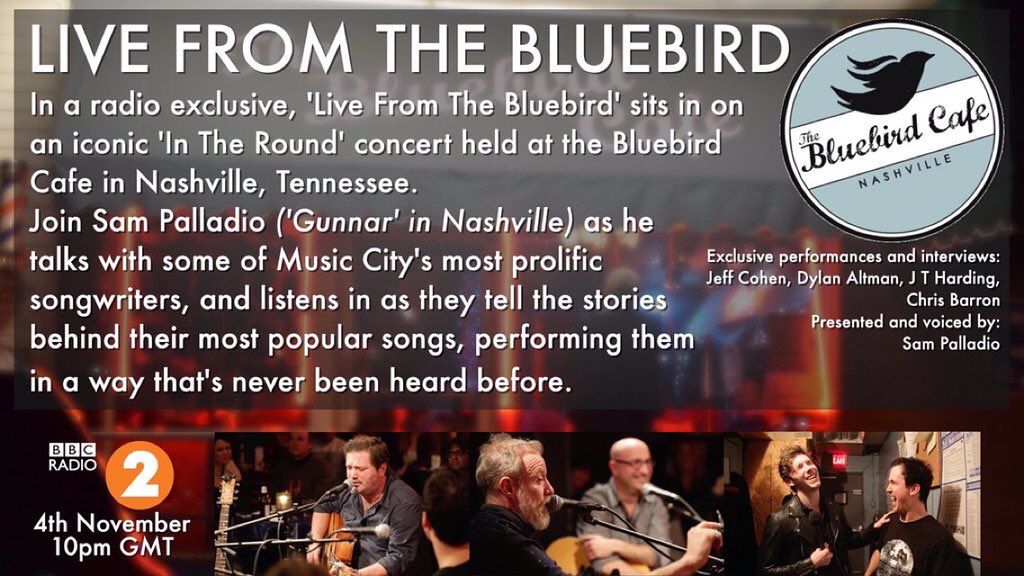 So this is happening tonight. So excited/extremely nervous!! I hope everyone likes it! #LiveFromTheBluebird