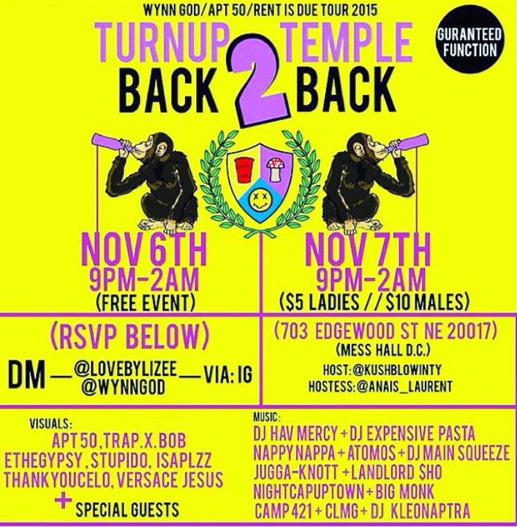 SHEFTHEPRINCE's tweet photo. #Rentisduetour back in the city. If you miss both, you're lacking. See you there #Camp421 https://t.co/Yt7EggdqtS
