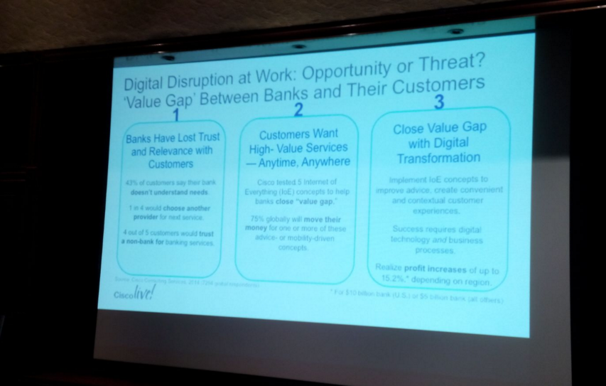 TyNMagazine's tweet photo. La disrupción digital en el trabajo: ¿oportunidad o amenaza? #IoE #CiscoLiveLA @Cisco #CiscoNoticias https://t.co/ffavSwymAn