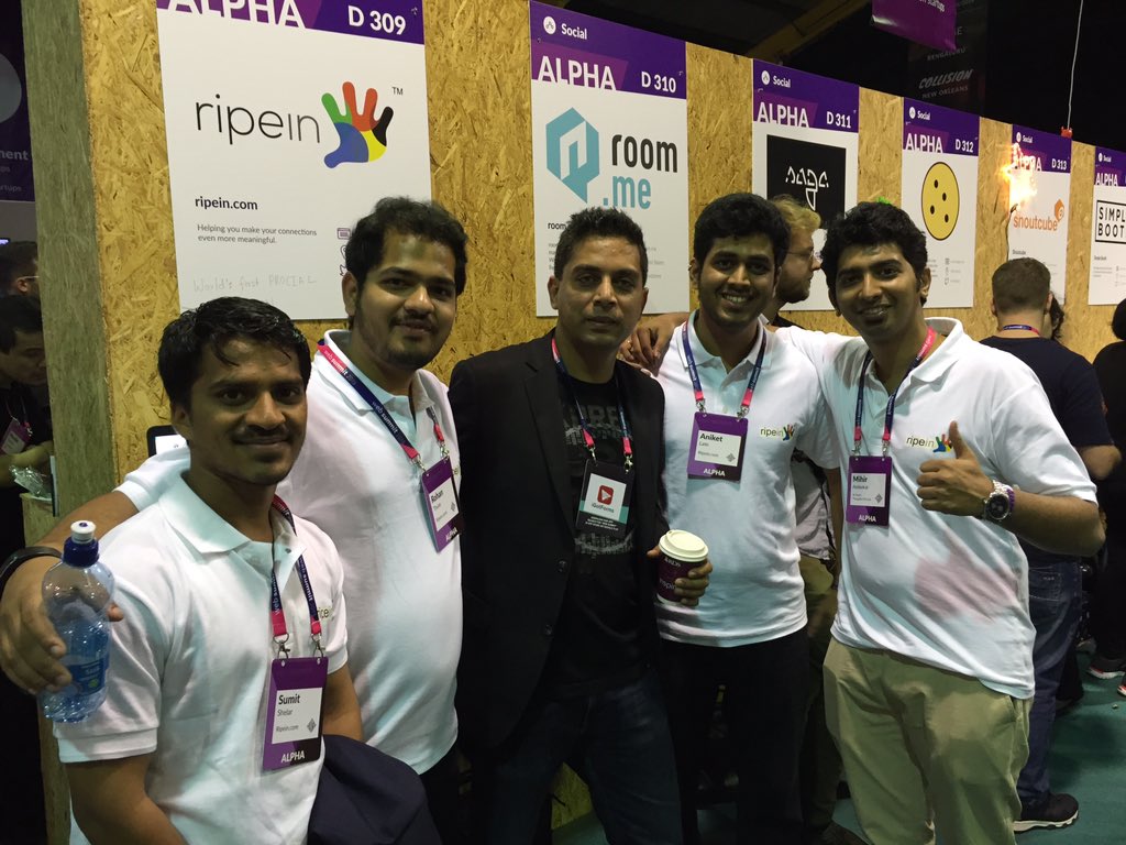 iGotForms's tweet photo. Watch out out for @ripeindotcom at D309. Works first #procial network. #websummit #WebSummit2015 https://t.co/N9ItWUvrBS