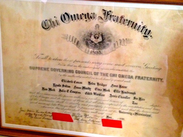 ON THIS DATE: 11/4/1899 <a href="/OleMissChiOmega/">Chi Omega Tau</a> was installed @OleMissRebels In 1899 there were 275 students, 28 women