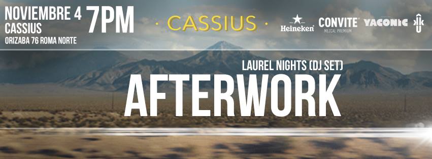 LaurelNights's tweet photo. #NoPuedoDecirleQueNo al los miércoles de @AfterworkMexico ¡Dense un respiro de semana! mezclando desde las 8:00pm https://t.co/xnTGHAtAOA