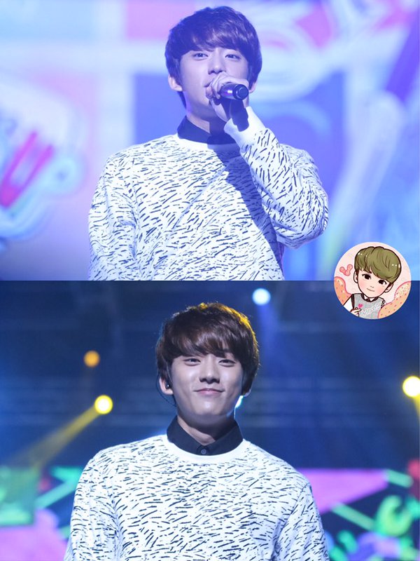 Official_B1A4's tweet photo. [PREVIEW][4P] 151104 #B1A4 Gongchan at GMarket Concert STAYG7 (cr:ddangcongCHAN) https://t.co/ksRLSLY9Y3