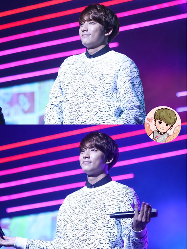 Official_B1A4's tweet photo. [PREVIEW][4P] 151104 #B1A4 Gongchan at GMarket Concert STAYG7 (cr:ddangcongCHAN) https://t.co/ksRLSLY9Y3