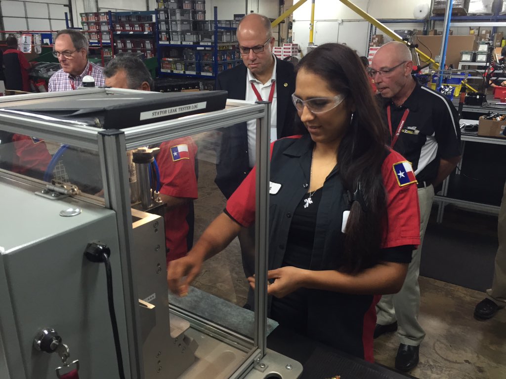 SABJEnergy's tweet photo. Local manufacturer PSI marks milestone with production of their 1 millionth automatic tire inflation device #SATX https://t.co/FcgJX7jAea