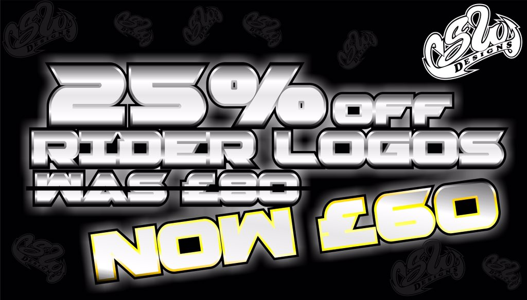 dashwraps's tweet photo. Rider and team logos now 25% off, get yours in time for Christmas https://t.co/vQbJm0fV9c