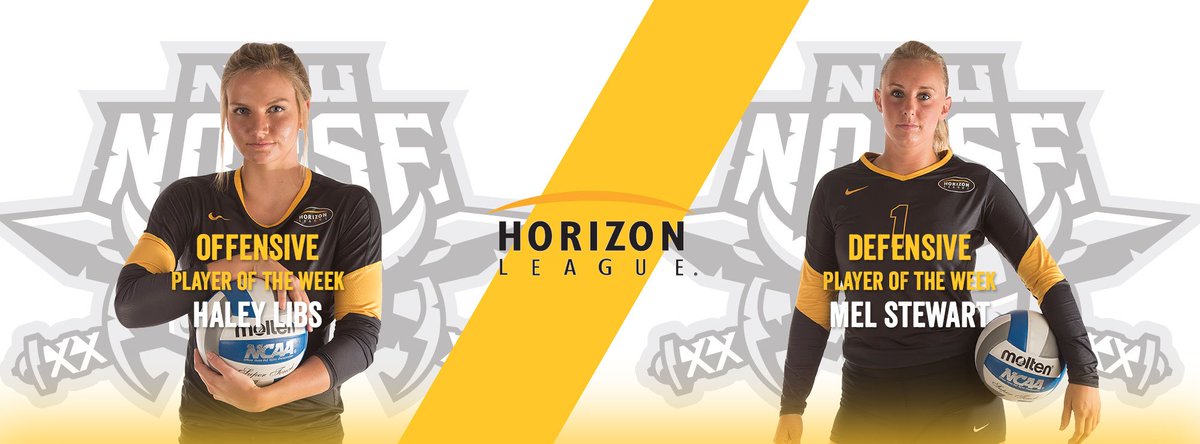 NKUNorseVB's tweet photo. Congrats to Haley and Mel on being named #HLVB Players of the Week! #NorseUp https://t.co/hMqcCbVeic https://t.co/UB8NMDagjG