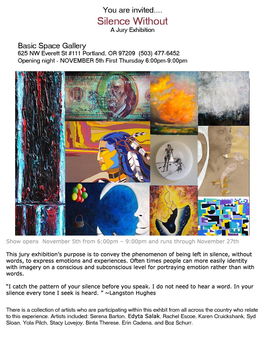 EdytasFriends's tweet photo. #FirstThursday in #Portland my #art will be shown at the wonderful #BasicSpaceGallery . #Seeart
#edytaart #painting https://t.co/G4Tsa44J2i