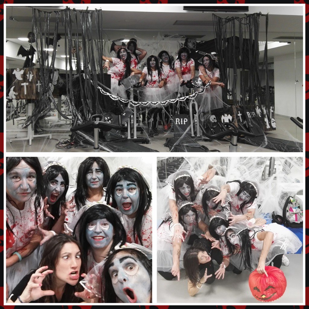 Valderas9's tweet photo. Terroríficamente divertido @karhevalol @Cris1989Peli.Espectacular los adornos @cdVictoriaJaen. #Halloweenlavictoria https://t.co/ruQaWLKagV