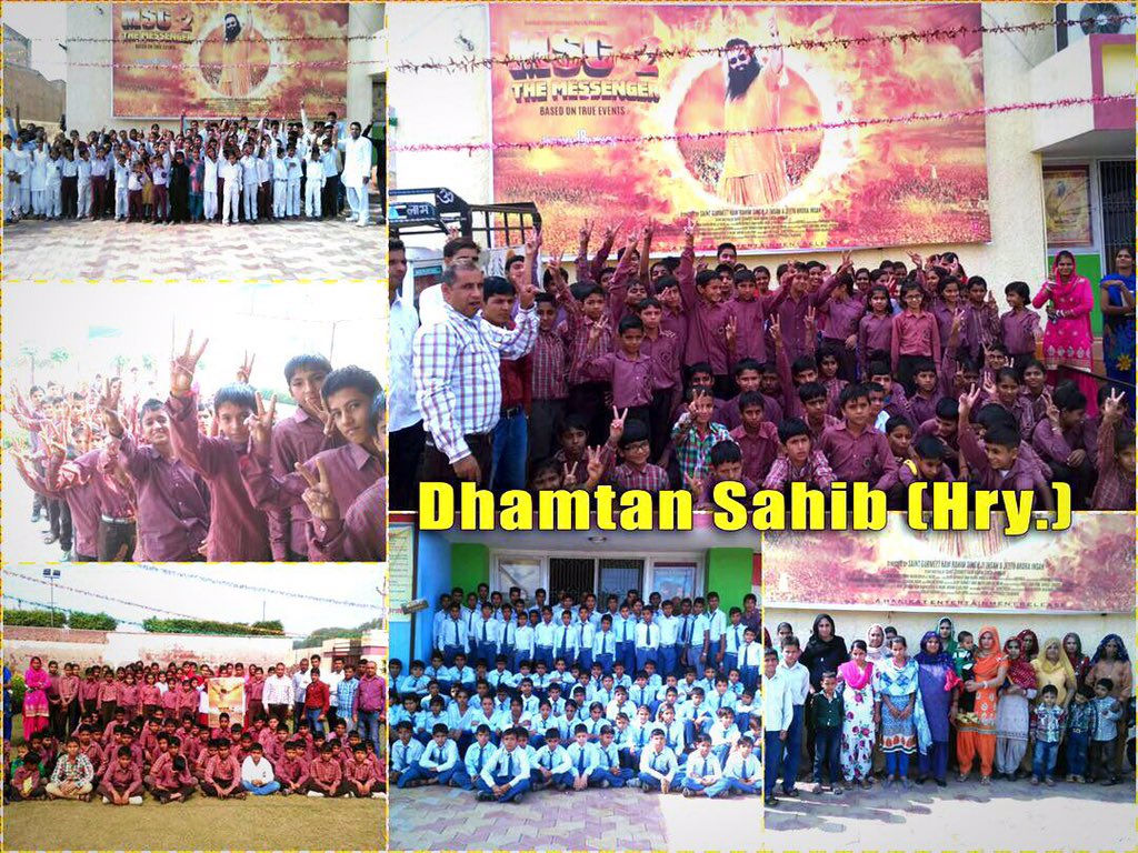 Gurmeetramrahim's tweet photo. Excitement among all the fans in #7thWeekMSG2 at Dhamtan Sahib(HRY) is also really remarkable. Blessings to all!!! https://t.co/SmeyhwzaaY