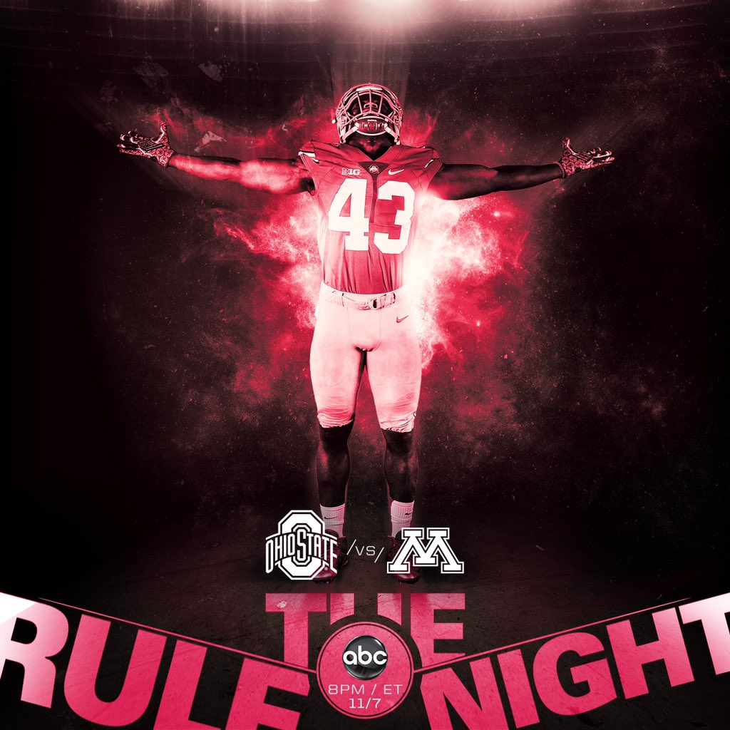 CoachHessler's tweet image. The Buckeyes are back in action this Saturday against the Gophers! @markpantoni @SammySilv @DLeeMG8 #RuleTheNight