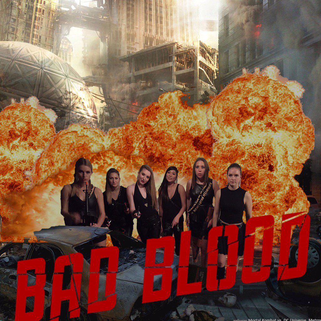 nattkell's tweet photo. The squad having mad love for @taylorswift13 #badblood #squad https://t.co/4XhdQpd7j2
