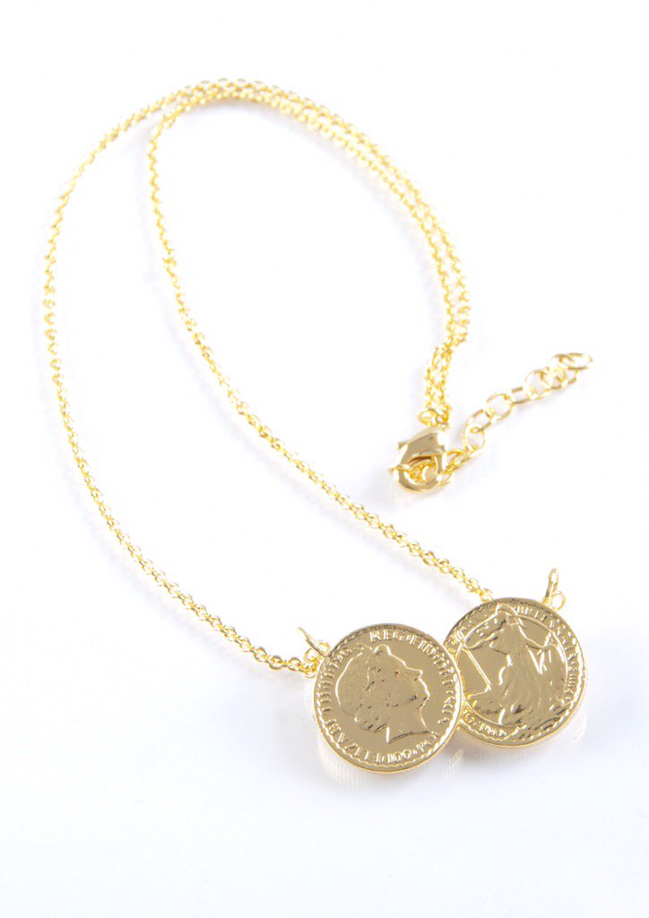 SparklingRings's tweet photo. Gold or Silver? #twoCoinNecklace https://t.co/f8ANjk3FY1