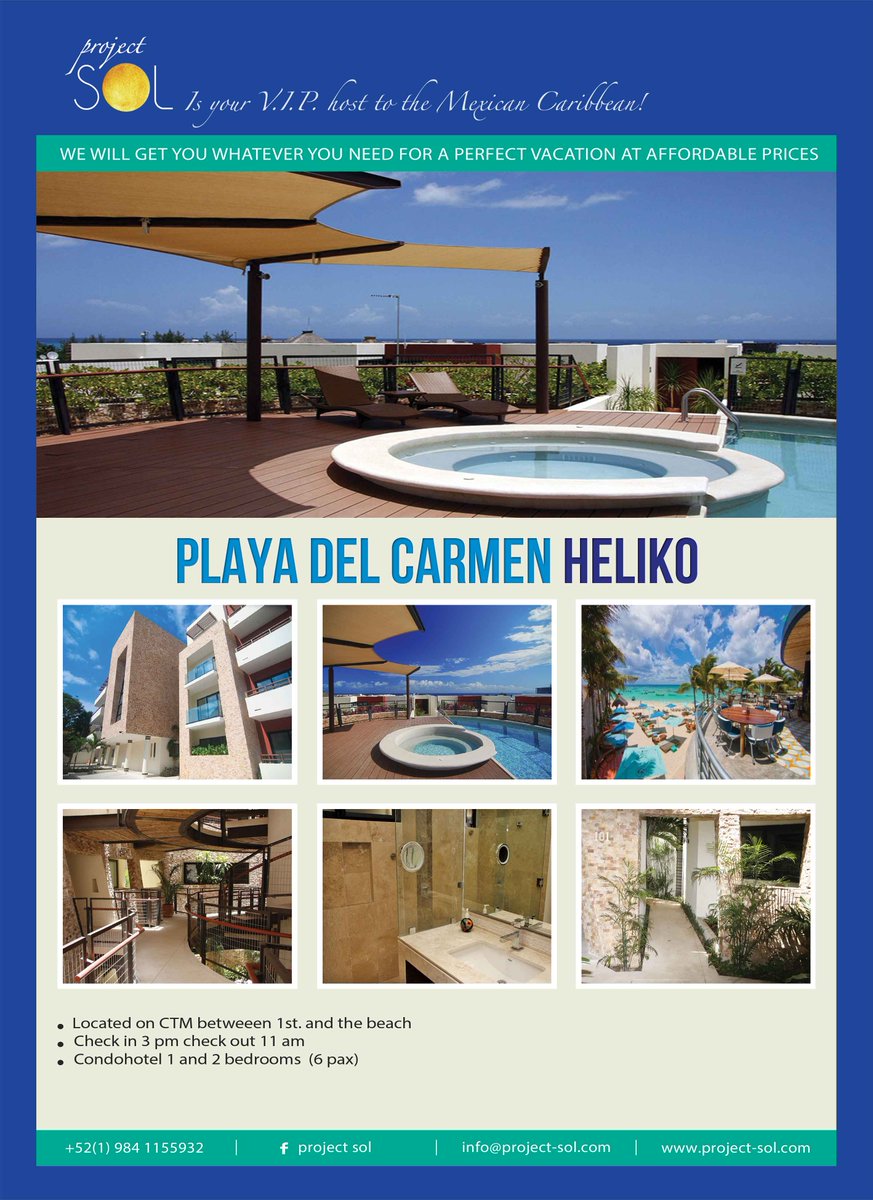 Project_Sol's tweet photo. Looking for a condo in Playa del Carmen? We have the best options for you! :) #PlayadelCarmen #RivieraMaya #Mexico https://t.co/3RwkkpGp8N