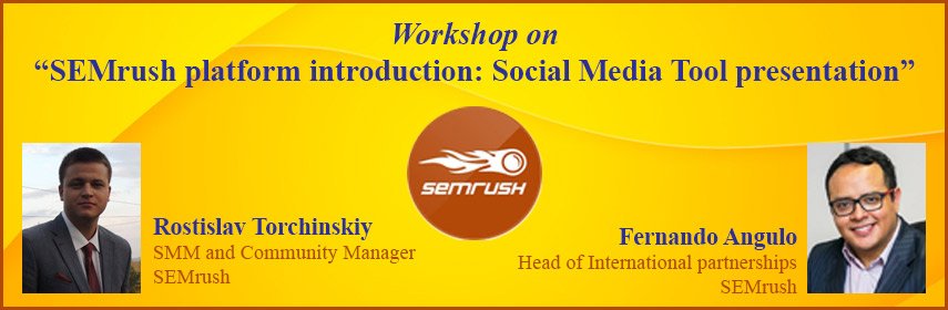 semrush_es's tweet photo. Nuestros compañeros @FernandoSEMrush y @RostSEMrush ya están en Valencia para participar en el #AddMark-2015 https://t.co/wZHYQlP1WD
