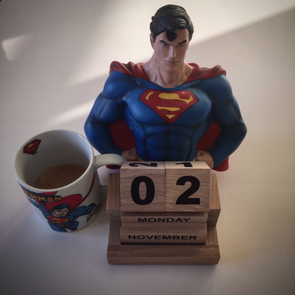 SupermanTweets's tweet photo. May your coffee be strong and your Monday be short... [S] 

#mondaymotivation https://t.co/OzEllssSWf