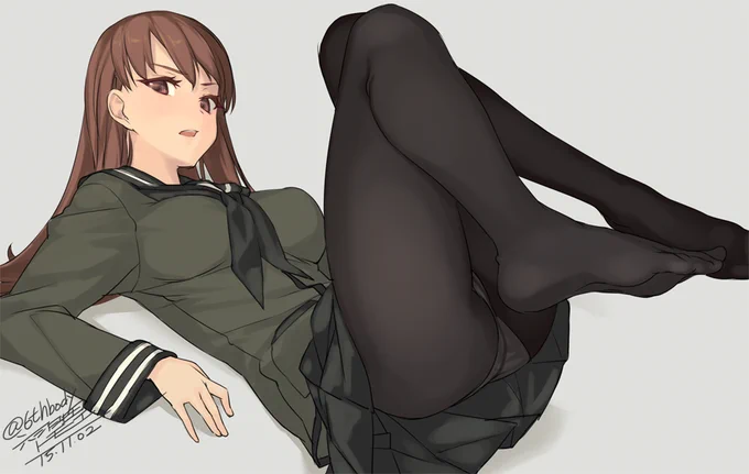 大井っちー今日はタイツの日らしいよー
#艦これ版深夜の真剣お絵描き60分一本勝負 
#艦これ版真剣お絵描き60分一本勝負_20151102 