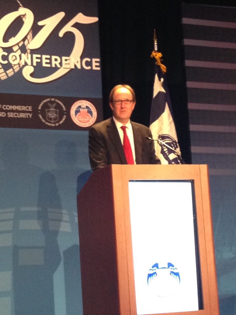 AsstSec for Export Administration Kevin J. Wolf discusses developments in #exportcontrolreform at the #BISUpdateConf