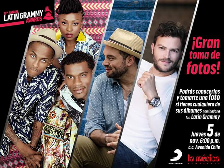 SonyMusicCol's tweet photo. BOGOTÁ iTe esperamos este 5 de noviembre en la gran toma de fotos junto a @chocquibtown @SantiCruz y @gusimusica! https://t.co/V6JUHtVsBf