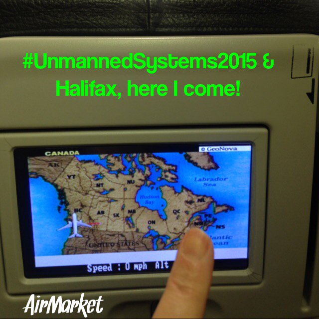 QueenofDronesCA's tweet photo. Who's droning this week? Excited to head east to #Halifax f#unmannedcanada2015 @UnmannedCanada @SUASGlobal https://t.co/5n6kmk8K0w