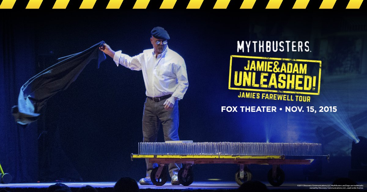 MidtownATL's tweet photo. RT for your last chance to win a FREE pair of tix to see @MythBusters @TheFoxTheatre on Sunday, November 15! https://t.co/eKsmK7qIC4