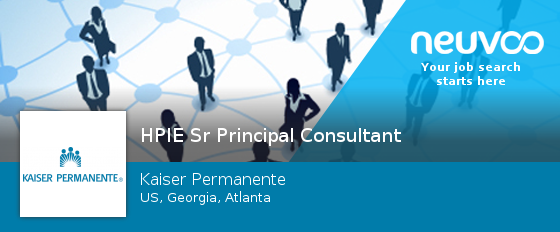 NeuvooAtlanta's tweet photo. New #job opening at Kaiser Permanente in #Atlanta - #HPIE #Sr Principal Consultant #jobs https://t.co/6zmqQyS5OP https://t.co/ufY5NqGwfK