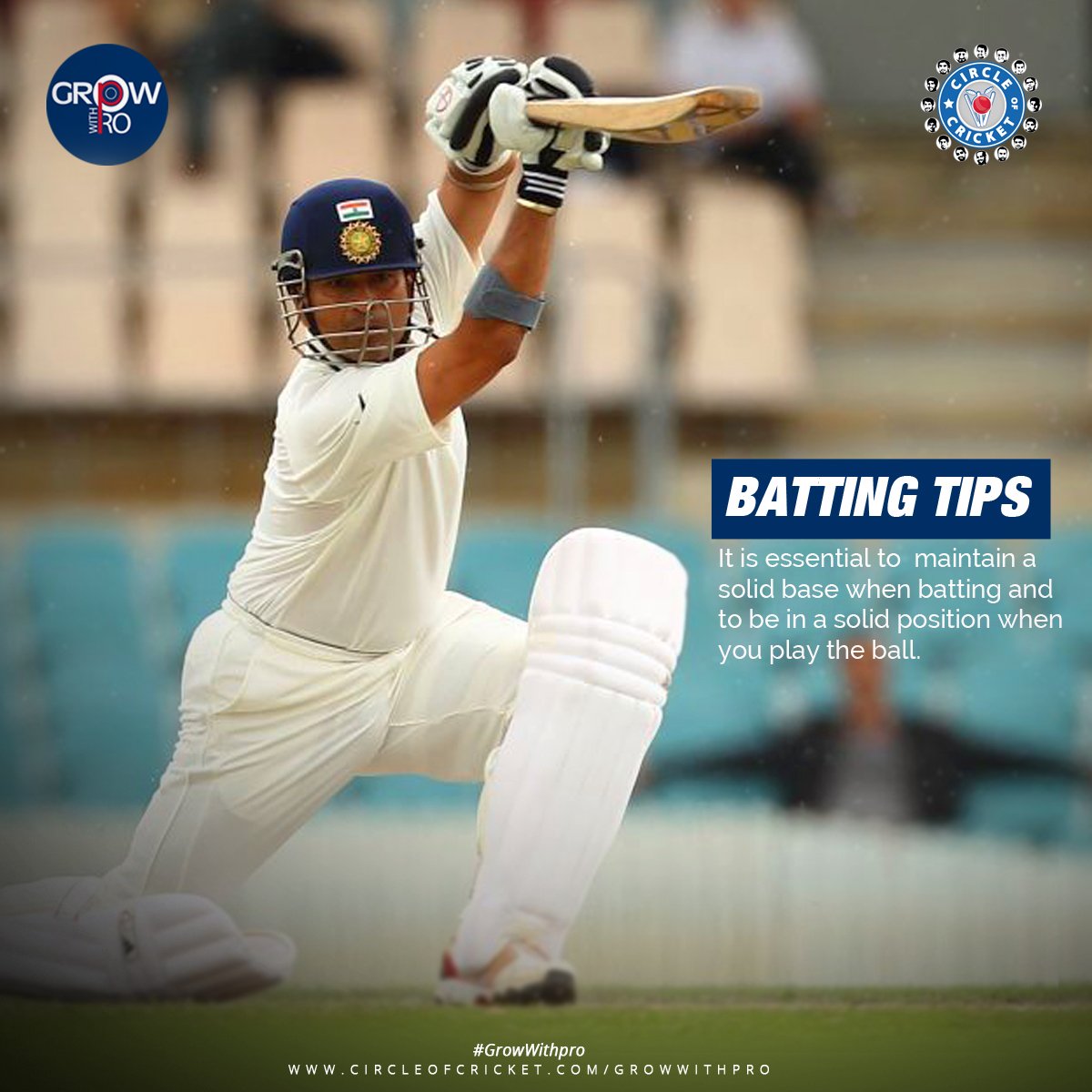 growwithpro's tweet photo. Batting tip of the day from Specialist !
Join NOW at #GrowWithPro with Lalchand Rajput :
https://t.co/uENML7hx9h https://t.co/LRHWm5hXQi